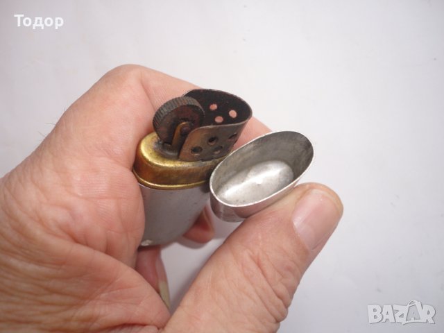 Немска армейска алуминиева запалка , снимка 3 - Колекции - 40629729