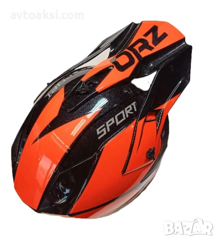 Каска мотор крос/атв/тротинетка Детска два цвята, снимка 9 - Аксесоари и консумативи - 53209809