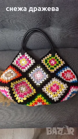 плетена чанта торба, снимка 3 - Чанти - 47434996