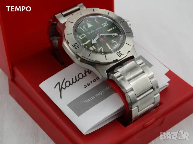 ВОСТОК КОМАНДИРСКИЕ АВТОМАТИЧЕН  ref: 350746, снимка 4 - Мъжки - 47465955