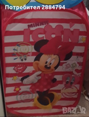 Сгъваем кош за играчки Мини Маус , Мики Маус , Динозаври , снимка 3 - Други - 30885970