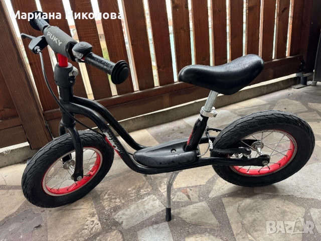 Балансиращо колело със спирачка и степенка PUKY LR XL - черно, снимка 4 - Детски велосипеди, триколки и коли - 54126475