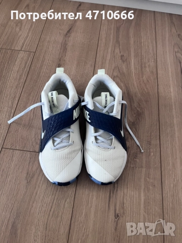 Детски спортни обувки Nike (бели / тъмносини), снимка 4 - Детски маратонки - 56022739