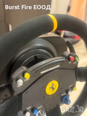 Racing setup с волан Thrustmaster TS-PC, педали T3PM, стойка Next Level S002, снимка 2 - Джойстици и геймпадове - 55994486
