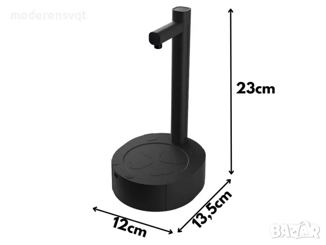 Безжичен диспенсър за вода с бутонн автоматична помпа за бутилка USB-C 1800 mAh, снимка 6 - Аксесоари за кухня - 56200621
