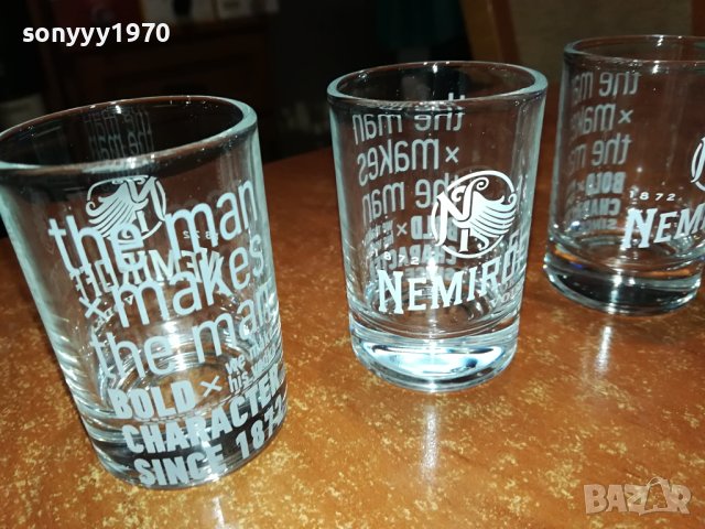 NEMIROFF 3 МАЛКИ ЧАШКИ ЗА ВОДКА 1302240723, снимка 4 - Колекции - 44269548