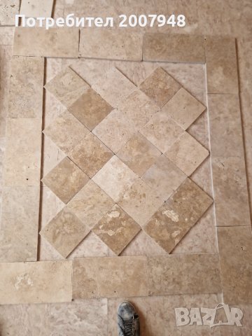 =Травертин кафяв 1.2/40.6/20.3 и 1.2/20.3/20.3  - 41 лв.м2 с ддс 