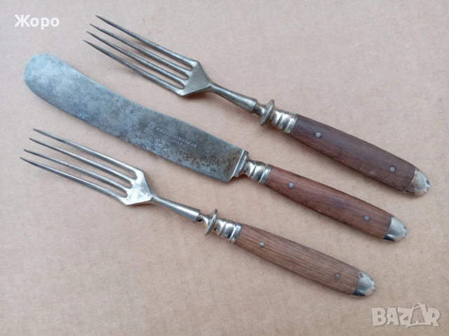 старинни прибори SOLINGEN СОЛИНГЕН вилица нож, снимка 6 - Антикварни и старинни предмети - 52877067