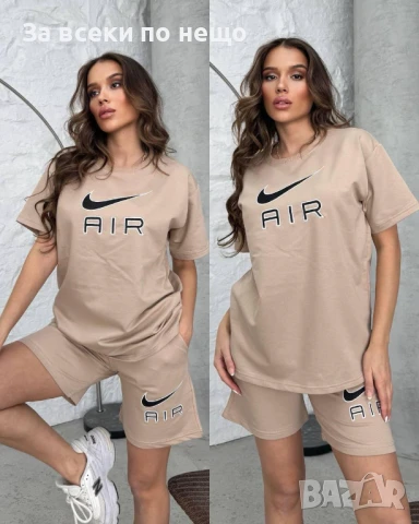 Nike Air Дамски Летен Спортен Комплект🔝Дамски Спортен Екип Найк Еър - 6 Цвята Код A711, снимка 2 - Комплекти - 50945707