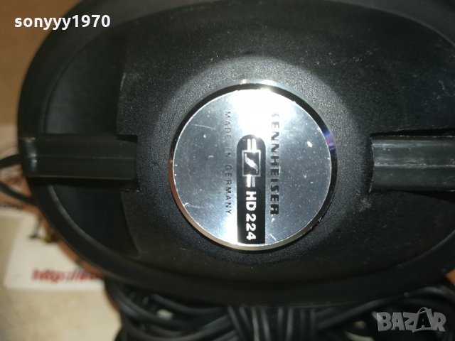 sennheiser hd 224 made in germany-внос switzerland, снимка 5 - Слушалки и портативни колонки - 30204972