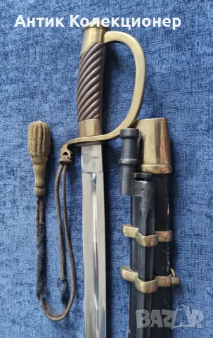 Руска драгунска шашка Сабя обр 1881 г. – Златоуст, 1892 комплект с щик
