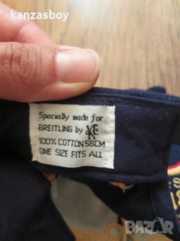 Breitling Pilot’s Baseball Hat - страхотна колекционерска шапка, снимка 9 - Шапки - 37441354