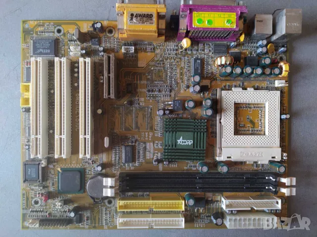 Платка Acorp дъно soket 370 ISA, PCI за стар компютър 