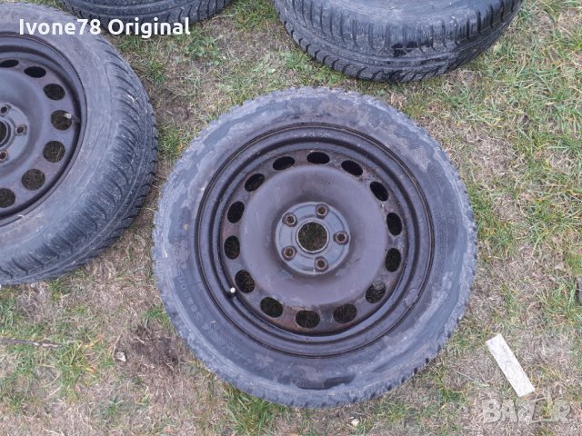 ПРОМОЦИЯ VW,SKODA,AUDI,SEAT Железни Джанти с гуми 5x112 16 инча.Отлично състояние., снимка 3 - Гуми и джанти - 35034541