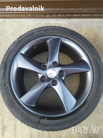 Лети джанти 17" 5х114.3, снимка 5 - Гуми и джанти - 52878090