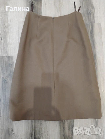 Кафява вълнена пола, снимка 5 - Поли - 53059997