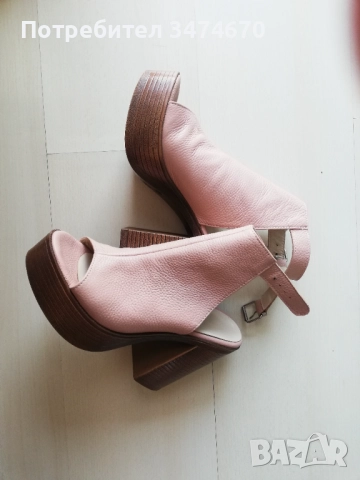 Дамски сандали на платформа, размер 38, естествена кожа., снимка 6 - Дамски елегантни обувки - 52147568