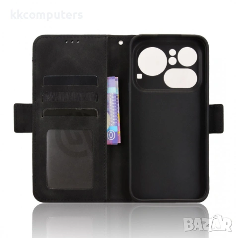 Кожен Калъф Портфейл за Nothing Phone (4a) Pro - Свалящ се държач, Двоен магнит, 5 цвята, снимка 7 - Калъфи, кейсове - 54250160