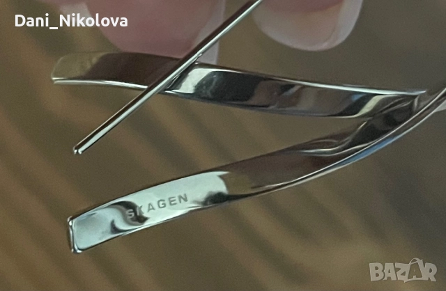 Обеци Skagen, снимка 3 - Обеци - 51713664