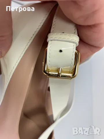 Louis Vuitton Кожени обувки на ток 37 Оригинал, снимка 16 - Дамски обувки на ток - 55846993
