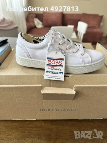 Skechers BOBS дамски №39– чисто нови оригинални, снимка 3 - Кецове - 55991036