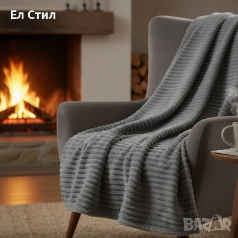 Меко и ватирано микрофибърно одеяло 200x220 см за топъл и стилен сън, снимка 3 - Олекотени завивки и одеяла - 53953515