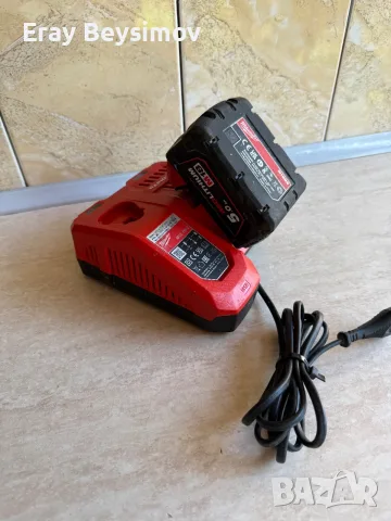 Зарядно устройство  и Батерия 5аh MILWAUKEE 18 V, снимка 2 - Винтоверти - 55963805