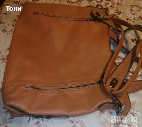 Нова Голяма Дамска Чанта Изцяло от Естествена Кожа , снимка 10 - Чанти - 50778224