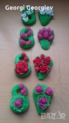 цветя от глицеринов сапун, снимка 3 - Стайни растения - 35563929