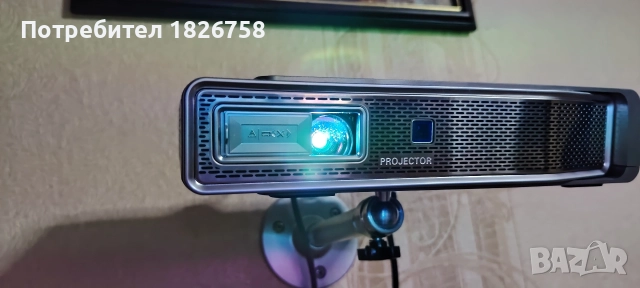 3D Андроид проектор + екран, снимка 5 - Плейъри, домашно кино, прожектори - 52619377