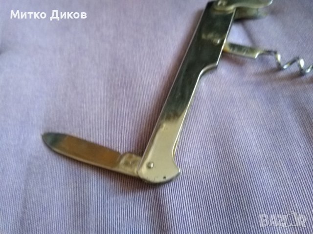 Старо немско ножче от соца без луфт с две отварачки-110х55мм, снимка 10 - Ножове - 39164338