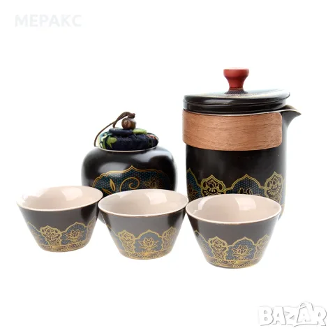 Китайски комплект за чай/кафе, снимка 6 - Сервизи - 56327621