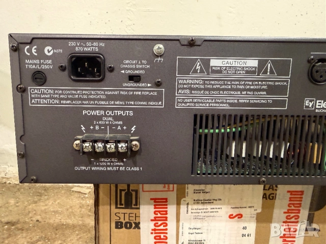 ELECTRO VOICE CPS-2  2X600W, снимка 5 - Ресийвъри, усилватели, смесителни пултове - 54023374