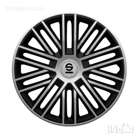 Тасове за джанти 15'' Sparco BERGAMO / SPC1585SVBK