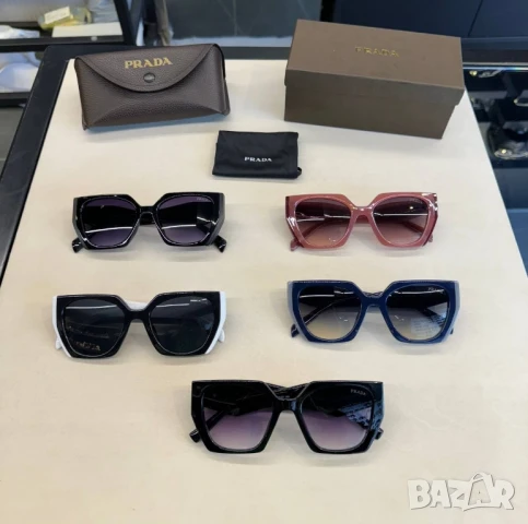 очила с калъф, кутия и ув защита prada , снимка 10 - Слънчеви и диоптрични очила - 51288975