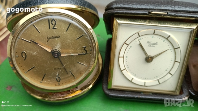 Часовник, стари СГЪВАЕМИ будилници, стар, старо, made in GERMANY, original, снимка 12 - Антикварни и старинни предмети - 51880810