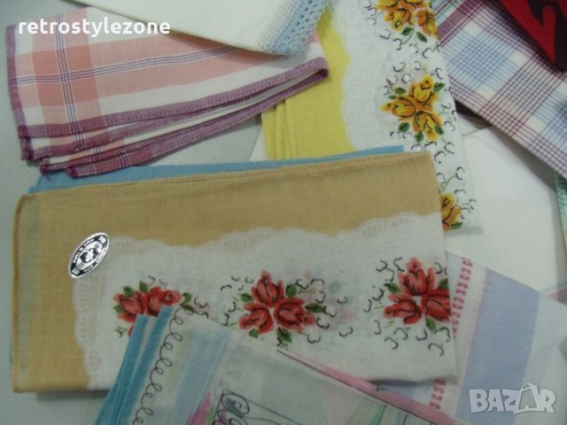 № 5516 стара малка колекция от 34 броя кърпички   - малки текстилни кърпички, снимка 2 - Други ценни предмети - 33716836