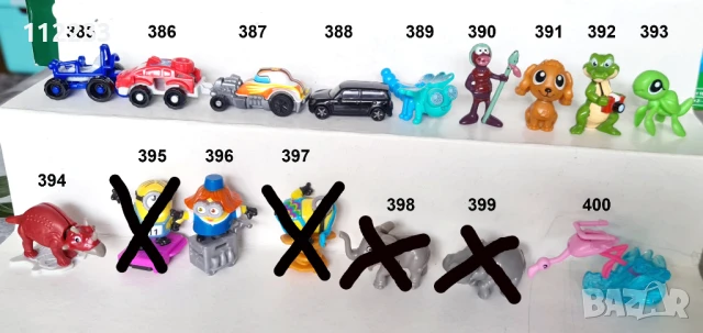 Над 400 Киндер играчки от яйца Kinder Surprise, снимка 9 - Фигурки - 47226377
