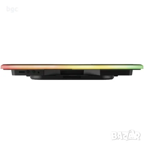  НОВ Охладител за лаптоп Trust GXT 1126 Aura, 17.3", Многоцветна подсветка, Вентилатор 200 мм, снимка 6 - Лаптоп аксесоари - 49469675