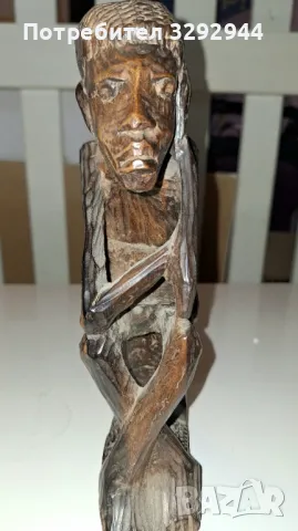 Африкански маски от екзотично дърво, снимка 1