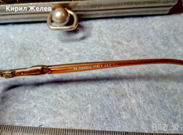 Camelry ITALY DESING Стари МАРКОВИ СТИЛНИ СЛЪНЧЕВИ ОЧИЛА с ВИНТИДЖ КАЛЪФ 47723, снимка 11 - Други ценни предмети - 47528214