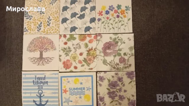 Салфетки за колекция или декупаж , снимка 5 - Колекции - 40380991
