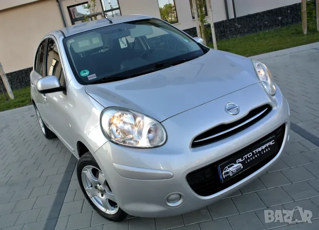 Nissan Micra 1.2i* РЕГИСТРИРАН* КЛИМАТРОНИК* АВТОПИЛОТ* ЕВРО 5, снимка 5 - Автомобили и джипове - 56047612