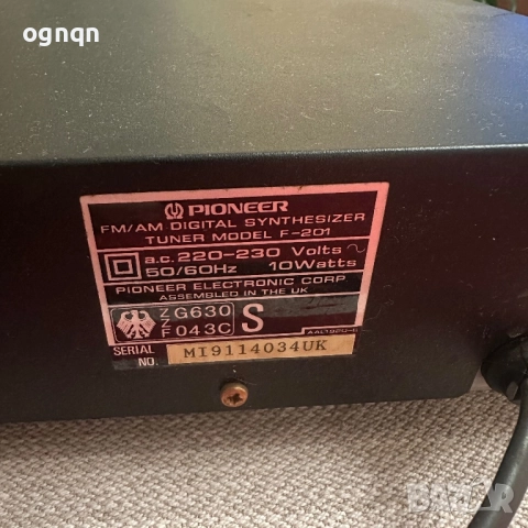 Pioneer тунер, снимка 4 - Ресийвъри, усилватели, смесителни пултове - 52944871