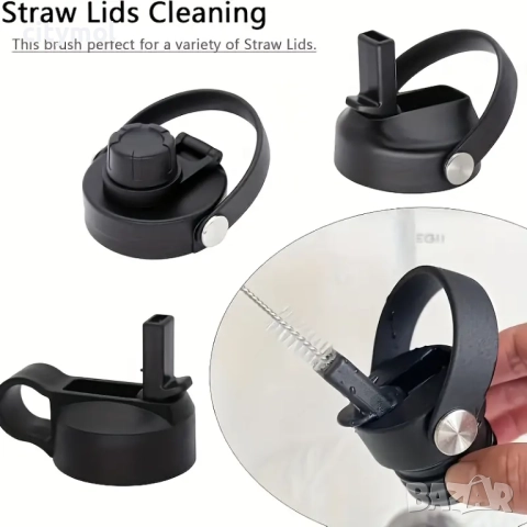 Комплект от 10 четки за почистване, 21 см, найлон/неръждаема стомана, снимка 8 - Други стоки за дома - 51507341