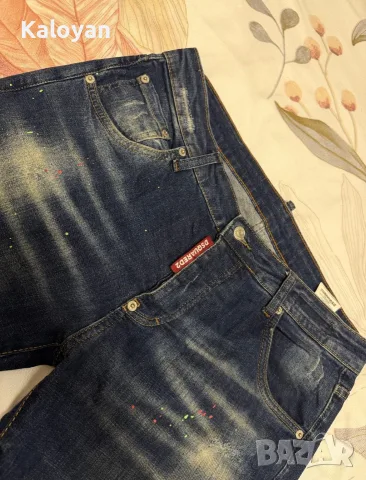 Дънки на Dsquared2 размер М, снимка 2 - Дънки - 56342501