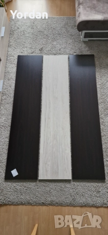 Вратички за гардероб, 185x39cм, ПДЧ 15 мм венге/светъл рокфорд хикори, снимка 5 - Гардероби - 46226255