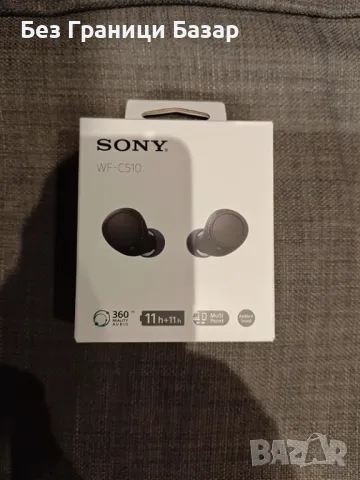 Нови Sony WF-C510 Bluetooth Слушалки с Бързо Зареждане и Spotify Tap, снимка 12 - Bluetooth слушалки - 47274369