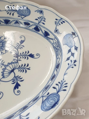 Порцеланово плато Майсен, снимка 4 - Антикварни и старинни предмети - 54307058