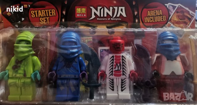 2 вида големи фигурки Нинджаго Ninjago пластмасови играчки